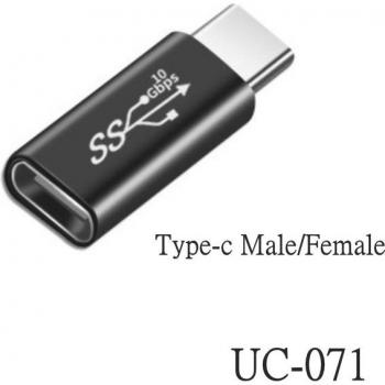 90 Degree USB 3.1 Type C Male to Female OTG Converter