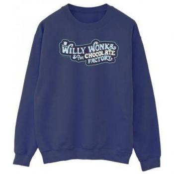 Felpa Willy Wonka Uomo Logo Cioccolato