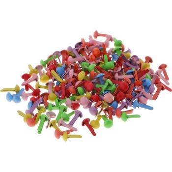 200pcs Mini Metal Brads 4.5mm for Scrapbooking