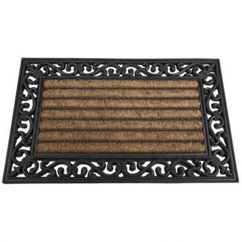 Zerbino Nero e Beige 75x45cm Siena Garden