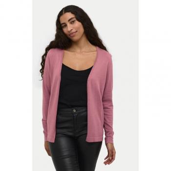 Kaffe Schalkragen Strickjacke 'KAFENIA ASTRID', XL in Rosa
