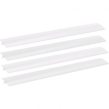 Silicone Stove Gap Covers, Heat-Resistant, 4 Pack, White