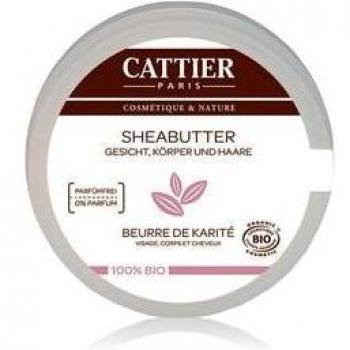 Cattier Sheabutter 100% Bio Beurre de Karité, 100 g