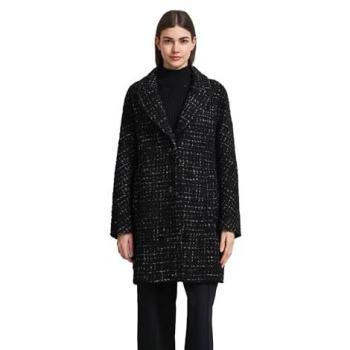 Eleganter Kurzmantel von bugatti in Schwarz