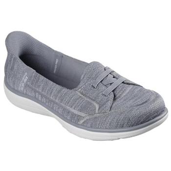 Skechers On The Go Flex Radiant Dreaming Gray Flats – Vegan, Machine Washable