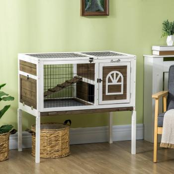 PawHut Guinea Pig Cage with Removable Tray