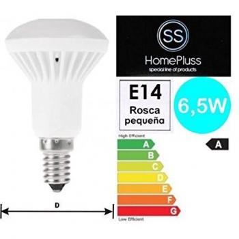 Lámpara reflectante R50 LED E14 65W 6000K caja de 12 unidades