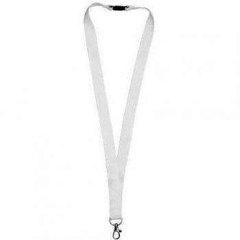 Julian Bambus Lanyard – Solido Bianco Sicherheitsclip