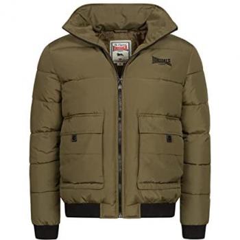 Plumífero Lonsdale Tayport Verde 2XL Hombre
