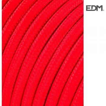 Cable EDM 2x0,75mm C62 rojo 5m
