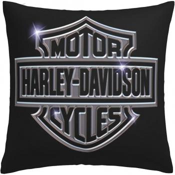 Housse décorative Harley Davidson pour coussin