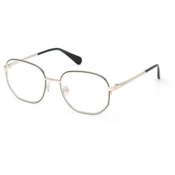 Optica Bassol Int – Monture femme 32A en métal doré, design géométrique
