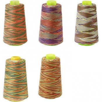 Polyester Cotton Multi-Color Sewing Thread Roll