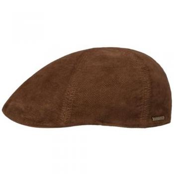 Stetson Flat Cap, Größe L (58-59 cm), Farbe dunkelbraun
