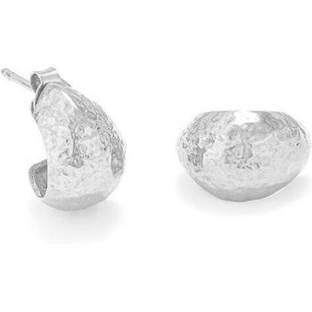 Pendientes Essentials de plata color platino Secrecy