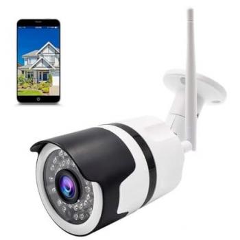 Trade Shop Traesio - Telecamera IP Camera HD Wireless LED IR Infrarossi IPCAM TF 36 Led Esterno