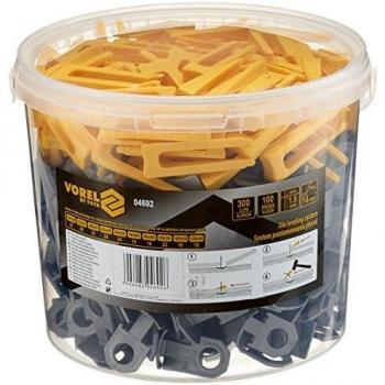 VOREL 04692-Ensemble 300pcs les clips et les coins de 100 pièces FO