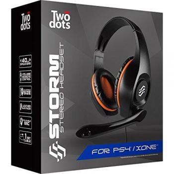 Headset Storm arancione TWO DOTS