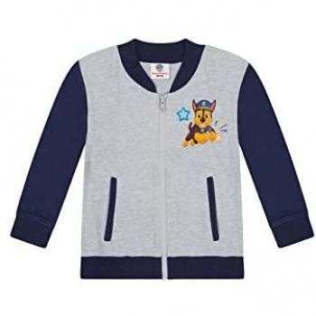 PAW PATROL College-Jacke für Jungen grau melange