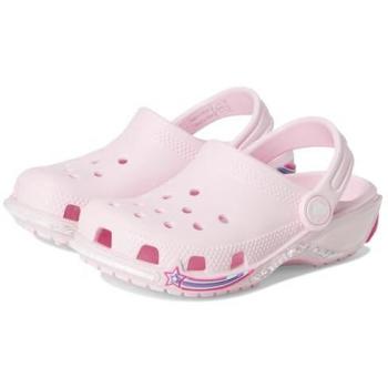 Sabot Crocs Classic Star Sparkle Shaker T Rosso