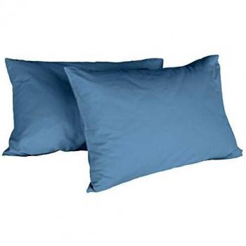 Coppia federe linea Max Color, azzurro