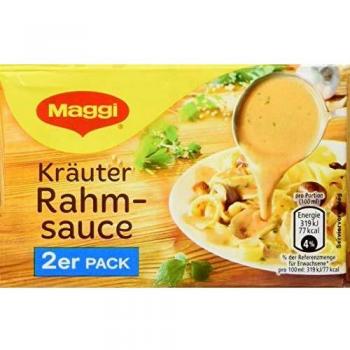 Maggi Delikatess Sauce Kräuter-Rahm für 2x250ml