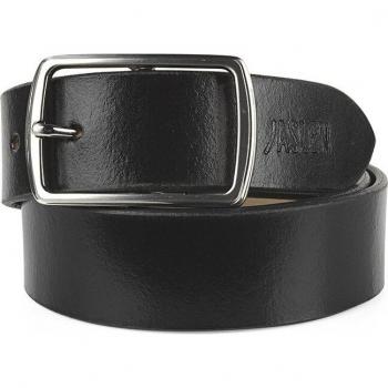 Jaslen - Cinturón reversible de piel en color beige-negro