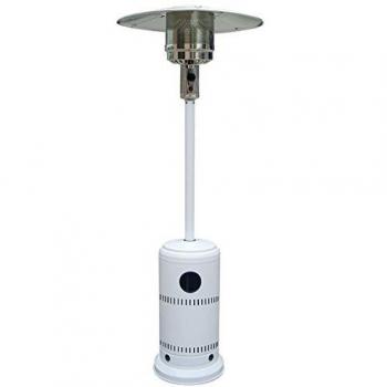 Estufa de Gas Kekai para Exterior 13 kW Acero Inoxidable 81x221 cm 25 m² Color Blanco