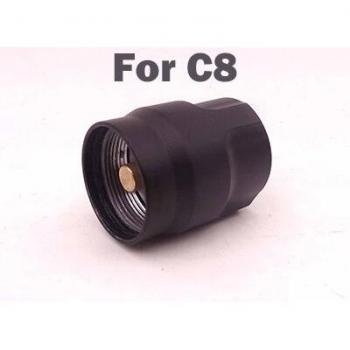 1PC Button Switch Case for C8 C12 WF-501B WF-502B LED Flashlight Tail Switch