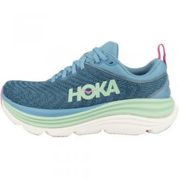 HOKA Gaviota 5 Women's Road Sneakers – Alpine Blue/Jadeite – Size 7 B (Medium)