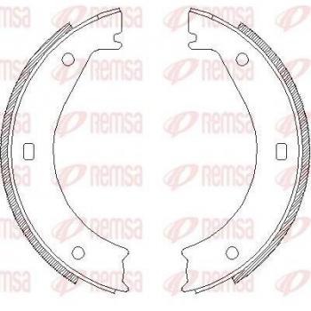 Kit de zapatas de freno REMSA 4404.00