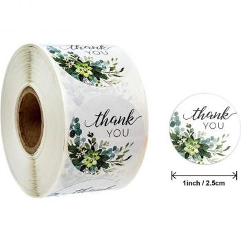 Pegatinas de Gracias 500 Unidades – Rollo de Recortes