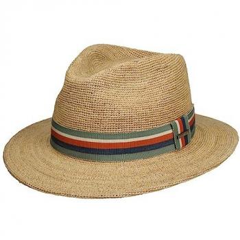 Littlefield Raffia Hat by Stetson, Colour: Nature, Size: L (58-59 cm)