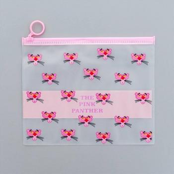 Cute Pink Leopard Unicorn Toiletry Storage Bag