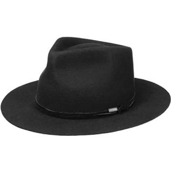 Stetson Vestridge Fedora Wool Hat - Black - Size L (58-59 cm) - Female