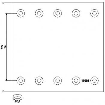 Textar Drum Brake Pad Assembly – 1909439