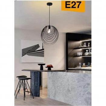 Sospensione Nero E27 DecoraB86