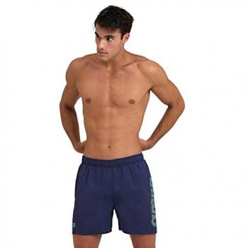 Bañador Arena Fundamentals Logo R Navy