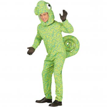Costume Camaleonte Verde per Adulto
