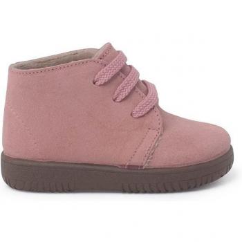 Botas Serraje Niños Cordones y Costuras de Colores (Pisamonas)