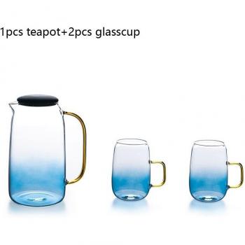 1500ML Gradient Color Cold Water Kettle with Lid