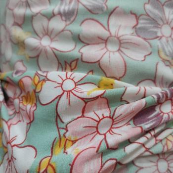 1 Yard Cherry Blossom Chiffon Fabric for DIY