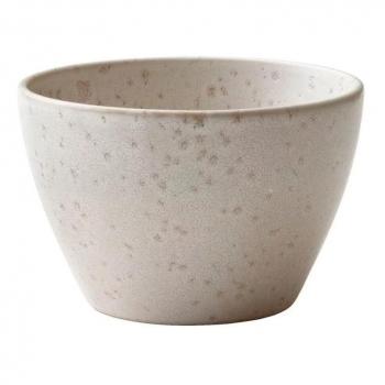 Bitz Schale Creme 13 cm, Mattes Steingut