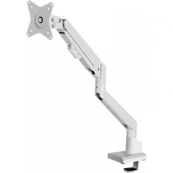 Sanwa Supply Single Gas Spring Thin Short Clamp Monitor Arm (White) CR-LAC1403W