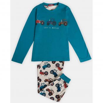 Pijama Admas manga larga tractor A para niño