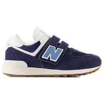 New Balance 574 V1 Azul Para Niños – Velcro y Estilo Casual