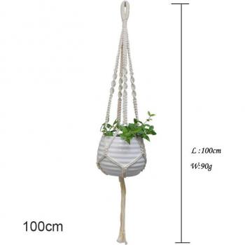 Soporte de macramé para macetas colgantes JAN88