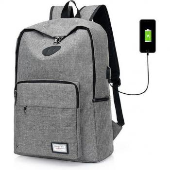 071117 Double Shoulder Canvas Backpack