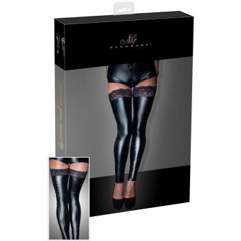 Schwarz Handmade Wetlook Sexy Lingerie mit Schnürung