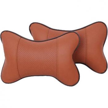 Atreus 2pc Car Accessories Headrest Neck Pillow Cushion for VW Polo, Passat B5/B6, Mazda 3/6, Toyota Corolla, Ford Focus